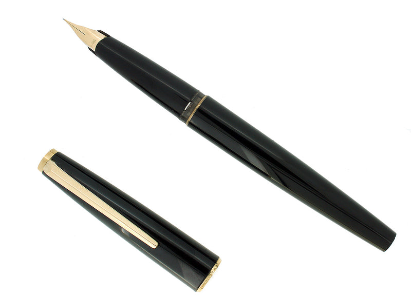 CIRCA 1980 MONTBLANC CLASSIC FOUNTAIN PEN 14C EXTRA FINE NIB RESTORED OFFERED BY ANTIQUE DIGGER