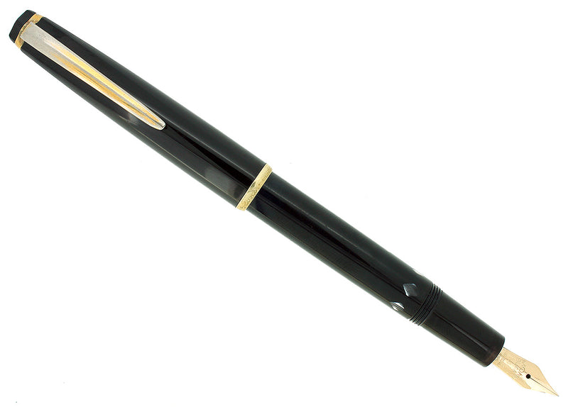 C1968 MONTBLANC MONTE ROSA HEXAGONAL FOUNTAIN PEN 14C F-BB NIB RESTORED OFFERED BY ANTIQUE DIGGER