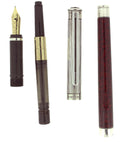 CIRCA 1990 MONTBLANC NOBLESSE TYPE IV RED MARBLED LACQUER 18K NIB FOUNTAIN PEN OFFERED BY ANTIQUE DIGGER