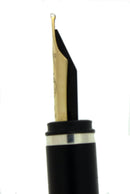 CIRCA 1990 MONTBLANC NOBLESSE TYPE IV RED MARBLED LACQUER 18K NIB FOUNTAIN PEN OFFERED BY ANTIQUE DIGGER