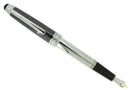 MONTBLANC MEISTERSTUCK BLACK PRISMA FOUNTAIN PEN NOS STICKERED NEVER INKED OFFERED BY ANTIQUE DIGGER