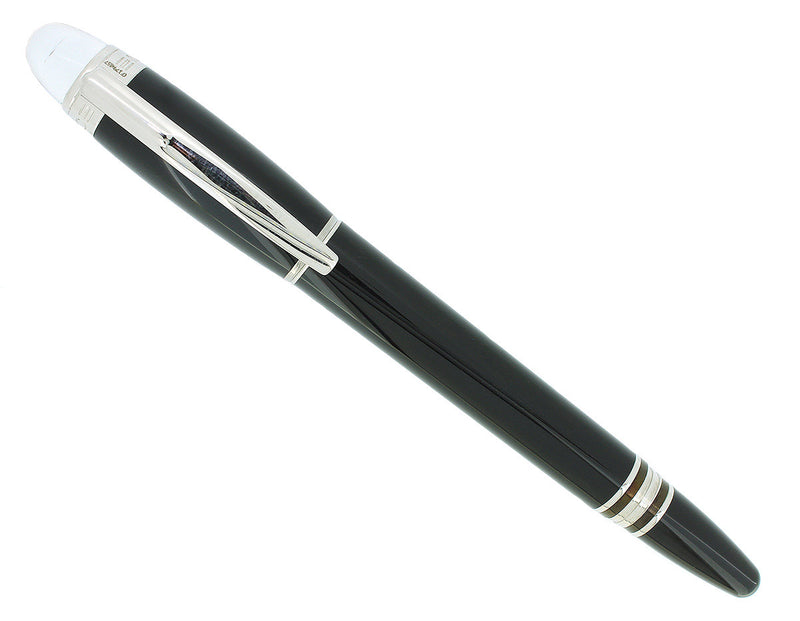 MONTBLANC STARWALKER PLATINUM TRIM 14K NIB FOUNTAIN PEN NEVER INKED NEW IN BOX OFFERED BY ANTIQUE DIGGER