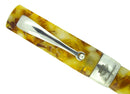 MONTEGRAPPA HARMONY BASSANO PARCHMENT STERLING TRIM ROLLERBALL PEN OFFERED BY ANTIQUE DIGGER