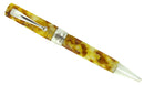MONTEGRAPPA HARMONY BASSANO PARCHMENT STERLING TRIM ROLLERBALL PEN OFFERED BY ANTIQUE DIGGER