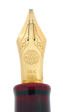 NAKAYA DECAPOD WRITER AKA-TAMENURI ST MUSIC NIB FOUNTAIN PEN MINT NEVER INKED OFFERED BY ANTIQUE DIGGER