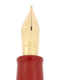 NAMIKI YUKARI ROYALE VERMILION URUSHI 18K BROAD NIB FOUNTAIN PEN NEVER INKED W/BOXES & LITERATURE OFFERED BY ANTIQUE DIGGER