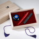 NAMIKI EMPEROR VERMILION URUSHI 18K BROAD NIB FOUNTAIN PEN NEVER INKED W/BOXES & LITERATURE OFFERED BY ANTIQUE DIGGER