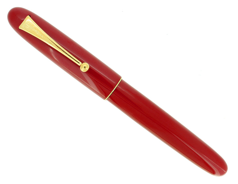 MINT NAMIKI YUKARI ROYALE VERMILION URUSHI FOUNTAIN PEN NEW OLD STOCK IN BOX OFFERED BY ANTIQUE DIGGER