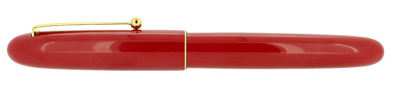NAMIKI YUKARI ROYALE VERMILION URUSHI 18K BROAD NIB FOUNTAIN PEN NEVER INKED W/BOXES & LITERATURE OFFERED BY ANTIQUE DIGGER