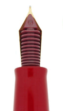 NAMIKI YUKARI ROYALE VERMILION URUSHI 18K BROAD NIB FOUNTAIN PEN NEVER INKED W/BOXES & LITERATURE OFFERED BY ANTIQUE DIGGER