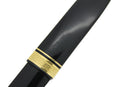 OMAS 360 JET BLACK ROLLERBALL PEN WITH GOLD TRIM NEW OLD STOCK WITH BOX AND PAPERWORK OFFERED BY ANTIQUE DIGGER