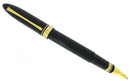 OMAS 360 JET BLACK ROLLERBALL PEN WITH GOLD TRIM NEW OLD STOCK WITH BOX AND PAPERWORK OFFERED BY ANTIQUE DIGGER