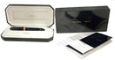 OMAS 360 JET BLACK ROLLERBALL PEN WITH GOLD TRIM NEW OLD STOCK WITH BOX AND PAPERWORK OFFERED BY ANTIQUE DIGGER
