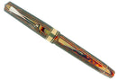 1997 OMAS EXTRA PARAGON ARCO BRONZE CELLULOID FOUNTAIN PEN IN BOX NEVER INKED OFFERED BY ANTIQUE DIGGER