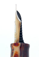 1997 OMAS EXTRA PARAGON ARCO BRONZE CELLULOID FOUNTAIN PEN IN BOX NEVER INKED OFFERED BY ANTIQUE DIGGER