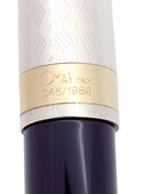 OMAS LIMITED EDITION STERLING SILVER LECH WALESA FOUNTAIN PEN IN BOX NEVER INKED OFFERED BY ANTIQUE DIGGER