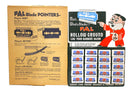 1930s PAL HOLLOW GROUND RAZOR BLADE STORE COUNTERTOP ADVERTISING DISPLAY MINT OFFERED BY ANTIQUE DIGGER