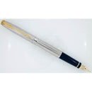 PARKER 75 GRAIN D'ORGE FOUNTAIN PEN WITH 18K GOLD MEDIUM NIB