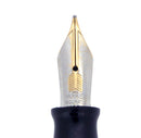 1941 PARKER VACUMATIC DOUBLE JEWEL AZURE PEARL FOUNTAIN PEN FLEX NIB RESTORED OFFERED BY ANTIQUE DIGGER