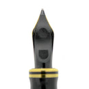 1987 DUOFOLD CENTENNIAL BLUE MARBLE FOUNTAIN PEN 18K FINE OBLIQUE NIB MINT OFFERED BY ANTIQUE DIGGER