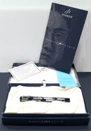 Parker Duofold Centennial Black Mosaic Fountain Pen New In Box With Medium NIB