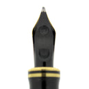 1992 DUOFOLD CENTENNIAL GREEN MARBLE FOUNTAIN PEN 18K FINE OBLIQUE NIB MINT OFFERED BY ANTIQUE DIGGER