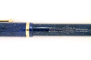 1927 PARKER DUOFOLD SENIOR BLUE LAPIS FOUNTAIN PEN IN RESTORED CONDITION WITH CRISP IMPRINT OFFERED BY ANTIQUE DIGGER