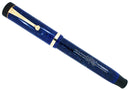 1927 PARKER DUOFOLD SENIOR BLUE LAPIS FOUNTAIN PEN IN RESTORED CONDITION WITH CRISP IMPRINT OFFERED BY ANTIQUE DIGGER