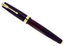 1939 PARKER JET BLACK SENIOR MAXIMA VACUMATIC FOUNTAIN PEN RESTORED OFFERED BY ANTIQUE DIGGER