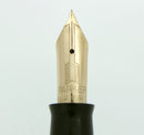 1939 PARKER JET BLACK SENIOR MAXIMA VACUMATIC FOUNTAIN PEN RESTORED OFFERED BY ANTIQUE DIGGER