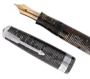1938 PARKER SILVER PEARL SENIOR MAXIMA VACUMATIC FOUNTAIN PEN RESTORED OFFERED BY ANTIQUE DIGGER