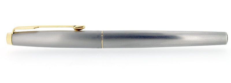CIRCA 1970s PARKER T-1 TITANIUM FOUNTAIN PEN NEW OLD STOCK NEVER INKED MINT CONDITION OFFERED BY ANTIQUE DIGGER