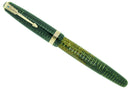 1944 PARKER EMERALD PEARL VACUMATIC FOUNTAIN PEN RESTORED GORGEOUS COLOR OFFERED BY ANTIQUE DIGGER