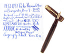 1932-1933 PARKER VACUUM-FILLER BURGUNDY PEARL FOUNTAIN PEN STUB NIB RESTORED OFFERED BY ANTIQUE DIGGER