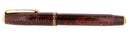 1932-1933 PARKER VACUUM-FILLER BURGUNDY PEARL FOUNTAIN PEN STUB NIB RESTORED OFFERED BY ANTIQUE DIGGER