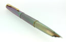 CIRCA 1970S PARKER T-1 TITANIUM FOUNTAIN PEN NOS NEVER INKED MINT RARE FINISH OFFERED BY ANTIQUE DIGGER