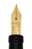 CIRCA 1917 PARKER 28 1/2 JACK KNIFE SAFETY FOUNTAIN PEN 14K B-BBB 2.08MM NIB RESTORED OFFERED BY ANTIQUE DIGGER