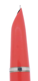 C1956 PARKER 41 FISHSCALE CAP CORAL FOUNTAIN PEN NEW OLD STOCK NEVER INKED OFFERED BY ANTIQUE DIGGER