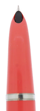 C1956 PARKER 41 FISHSCALE CAP CORAL FOUNTAIN PEN NEW OLD STOCK NEVER INKED OFFERED BY ANTIQUE DIGGER