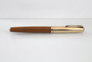1945 PARKER 51 DOUBLE JEWEL FOUNTAIN PEN IN BUCKSKIN BEIGE RESTORED