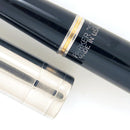 1946 PARKER 51 BLACK FOUNTAIN PEN WITH JEWELER'S COIN STACK CAP BANDING OFFERED BY ANTIQUE DIGGER