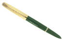 1947 PARKER 51 DOUBLE JEWEL NASSAU GREEN FOUNTAIN PEN RESTORED OFFERED BY ANTIQUE DIGGER