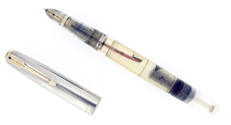 1948 PARKER 51 VACUMATIC DEMONSTRATOR FOUNTAIN PEN RESTORED OFFERED BY ANTIQUE DIGGER