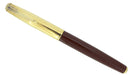 RESTORED 1941 PARKER 51 DOUBLE JEWEL FIRST YEAR CORDOVAN BROWN FOUNTAIN PEN OFFERED BY ANTIQUE DIGGER