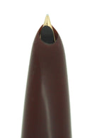 1941 PARKER 51 DOUBLE JEWEL FIRST YEAR CORDOVAN BROWN FOUNTAIN PEN RESTORED OFFERED BY ANTIQUE DIGGER