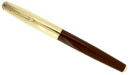 1941 PARKER 51 DOUBLE JEWEL FIRST YEAR CORDOVAN BROWN FOUNTAIN PEN RESTORED OFFERED BY ANTIQUE DIGGER