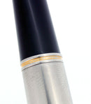 1952 PARKER 51 FLIGHTER AEROMETRIC FOUNTAIN PEN STAINLESS STEEL M NIB RESTORED OFFERED BY ANTIQUE DIGGER