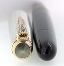 1946 PARKER 51 VACUMATIC ARIEL KULLOCK STERLING WINDOW PANE CAP FOUNTAIN PEN RESTORED OFFERED BY ANTIQUE DIGGER