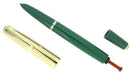 1947 PARKER 51 DOUBLE JEWEL NASSAU GREEN FOUNTAIN PEN RESTORED OFFERED BY ANTIQUE DIGGER