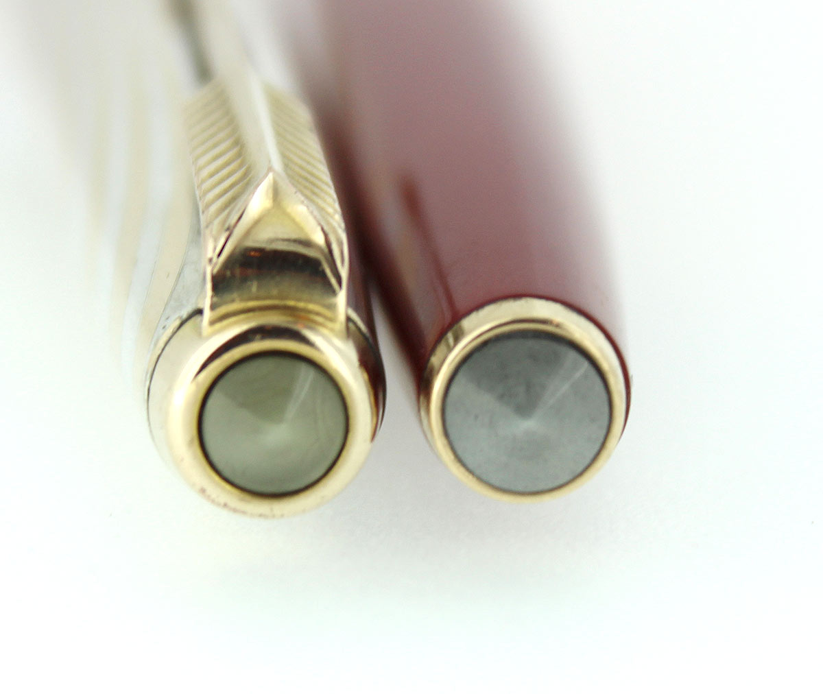 PARKER 61 FOUNTAIN PEN WITH RAINBOW CAP WITH BOX IN RESTORED CONDITION